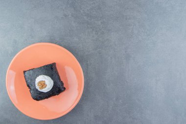 Portakallı kek dilimi. Yüksek kalite fotoğraf