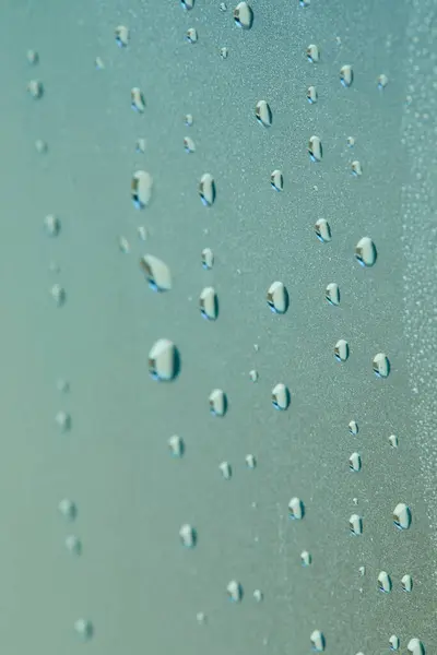 Sok eső cseppek üveg ablak, zárja be — Stock Fotó