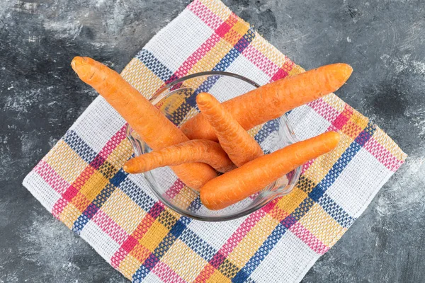 Whole White Carrots Placed Marble Background High Quality Photo — Stockfoto