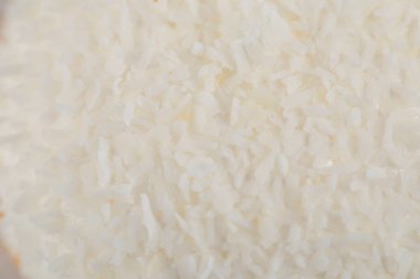 Kremalı ve hindistan cevizli kurabiyeler arka planı kapatır. Yüksek kalite fotoğraf