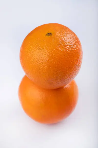 Frutas Naranjas Jugosas Exóticas Aisladas Sobre Fondo Blanco Foto Alta — Foto de Stock