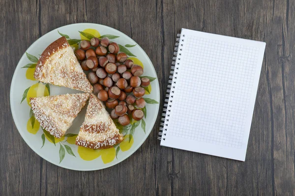 맛있는 파이와 곁들인 고품질 — 스톡 사진