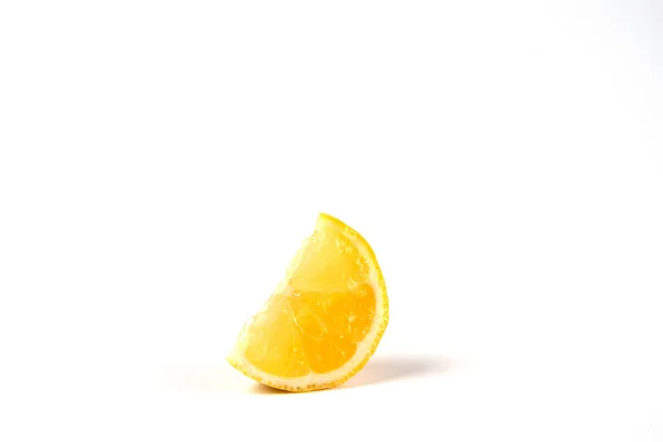 Свежий Спелый Лимон Белом Фоне — стоковое фото