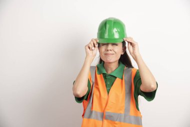 Üniformalı başarılı bir kadın. Yüksek kalite fotoğraf