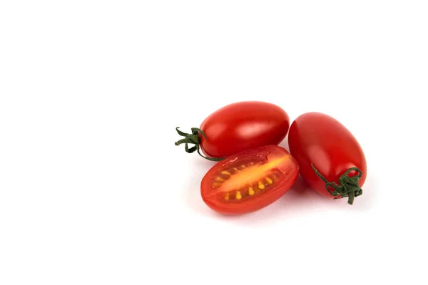 Pomodori Rossi Isolati Fondo Bianco Foto Alta Qualità — Foto Stock