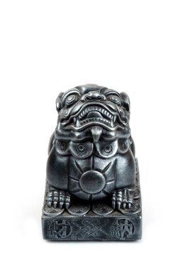 Bir aslanın Çin heykeli.