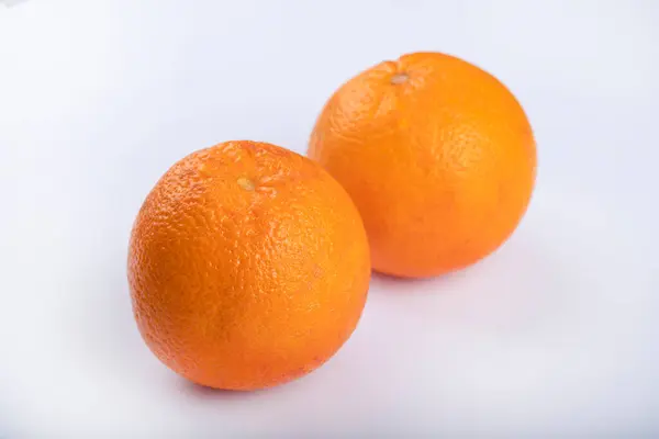 Frutas Naranjas Jugosas Exóticas Aisladas Sobre Fondo Blanco Foto Alta — Foto de Stock