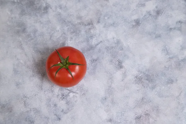 Fresh Red Tomato Vegetable Placed Stone Background High Quality Photo — Stock Photo, Image