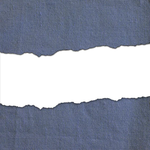 海军面料条纹的白色文本的空间 — 图库照片