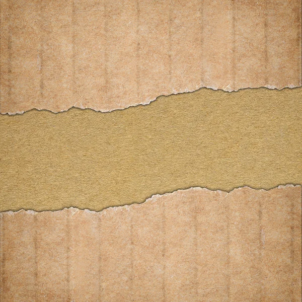 Torn cardboard paper — Stock Photo, Image