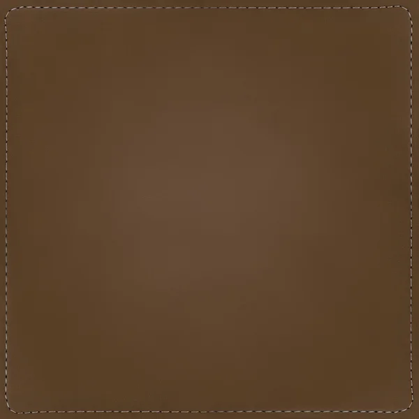 Brown textile background with seams — Stock Photo, Image