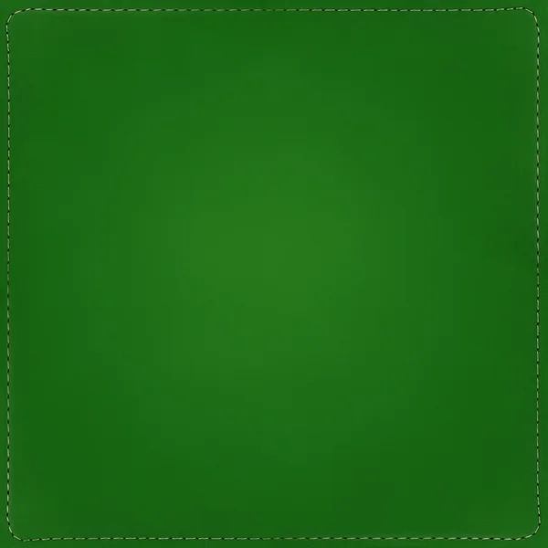 Fondo tessile verde con cuciture — Foto Stock