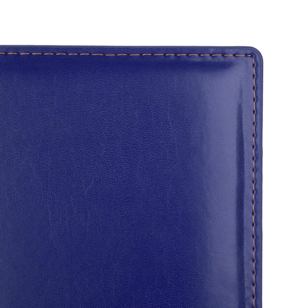 Blue leather cover — Stock Photo, Image