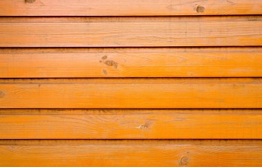 Eski ahşap duvar. Boyalı turuncu