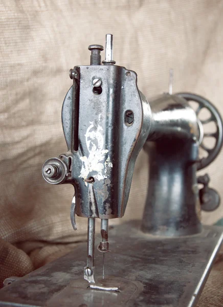 Vecchia macchina da cucire , — Foto Stock