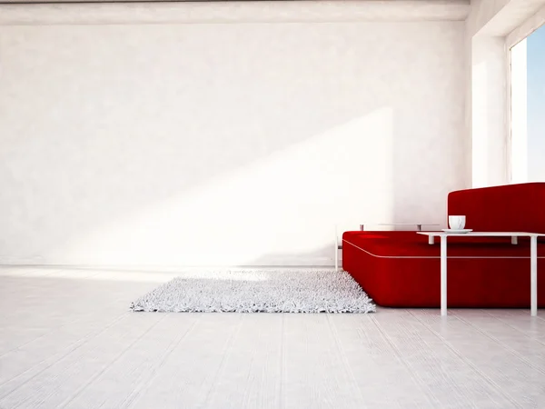 Modern sofa in the room — Stock Photo, Image