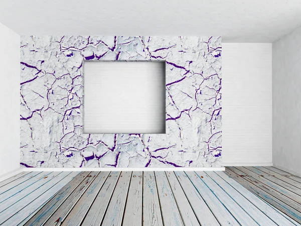 Niche in de lege muur, 3d — Stockfoto