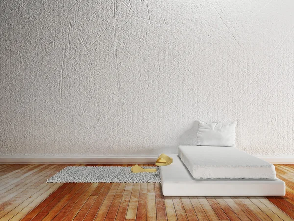 Part of a minimalist interior, — Stock Photo, Image