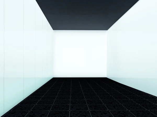 Пустой зал в контрастных цветах — стоковое фото