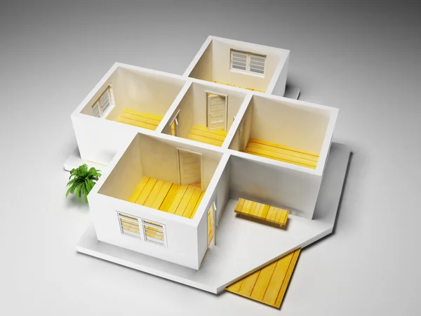 A plan of the house — Stock Photo, Image