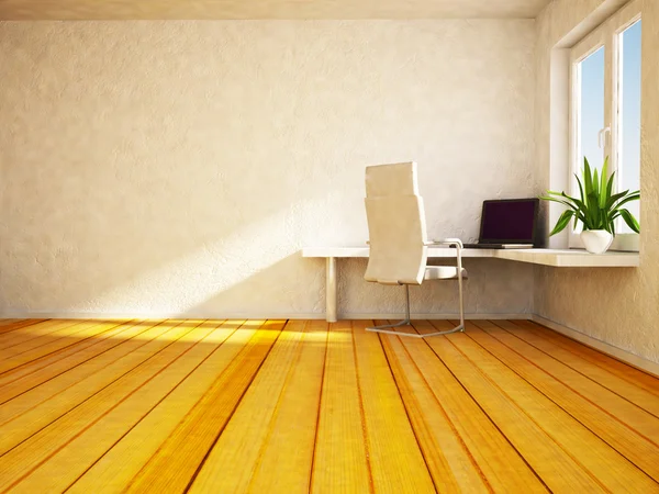 Workplace  near a window — Stock Photo, Image