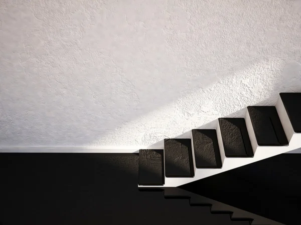 Staircase in an empty room — Stock Photo, Image