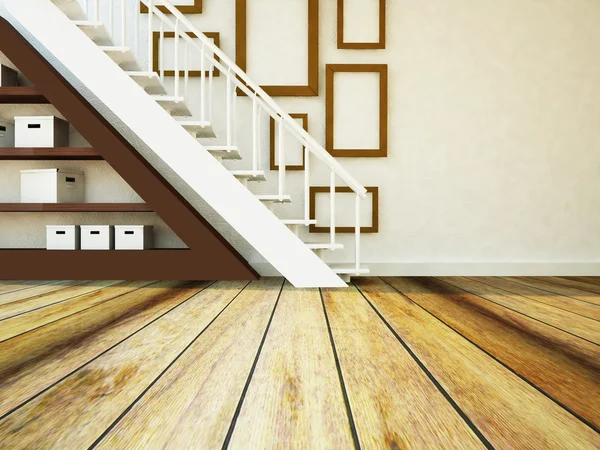 The stairs in the interior — Stock Photo, Image