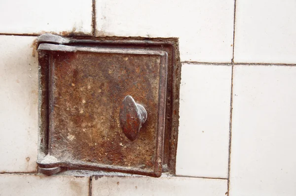 Little old door in the wall Royalty Free Stock Images