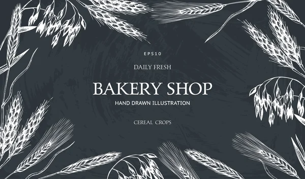 Diseño para panadería — Archivo Imágenes Vectoriales
