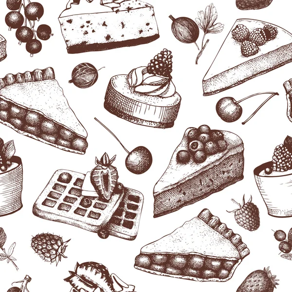 Fond rétro pour boulangerie — Image vectorielle