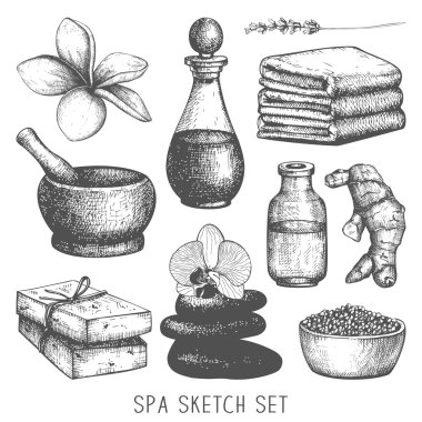 Spa kroki vintage koleksiyonu