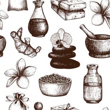 elle çizilmiş spa kroki