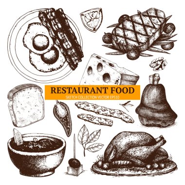 menu de restaurant ou café