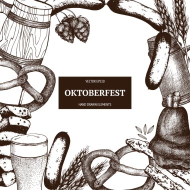 Oktoberfest için Alman geleneksel gıda