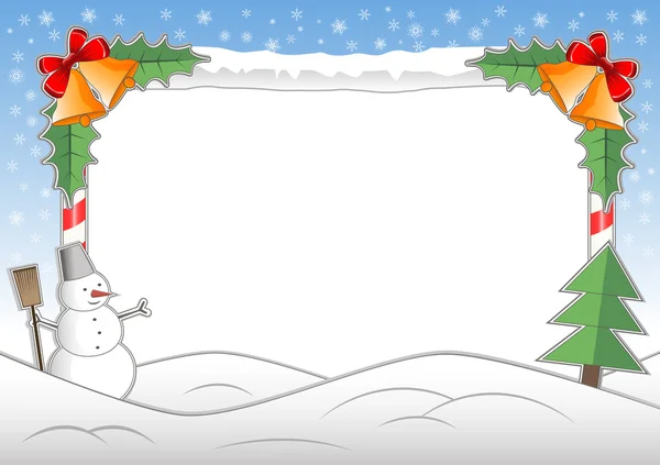 Vektör Noel photoframe