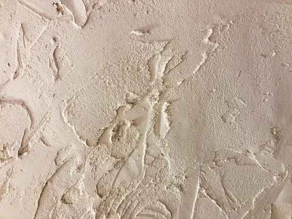 Textured Plaster Beige Wall Stucco Texture Plastered Background — Stock Photo, Image