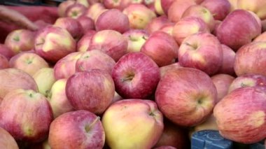 Ülke pazarında elmalar