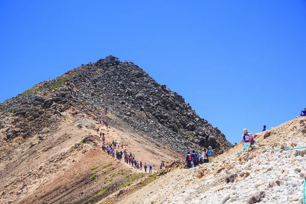 乗鞍岳登山 — ストック写真