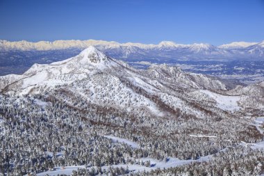 Shiga kogen kışın