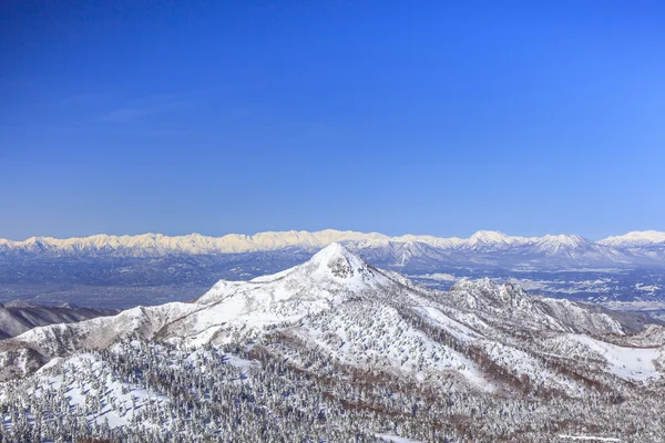 Shiga kogen im Winter — Stockfoto