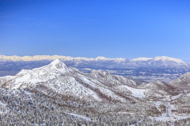 Shiga kogen kışın