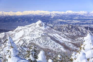 Shiga kogen kışın