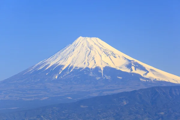 MT. Fuji sett från Nishiizu Stockbild