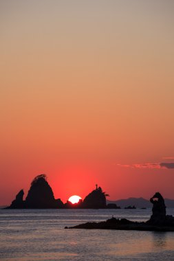 ootago sahil günbatımı