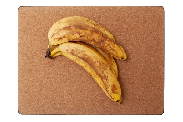 Mazzo Banane Mature Sulla Superficie Cor — Foto Stock