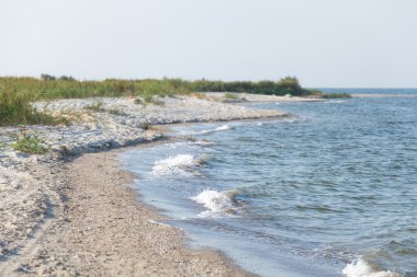 Terk edilmiş deniz manzarası