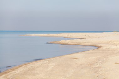 Terk edilmiş deniz manzarası