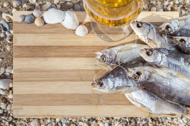 Deniz bira mutfak natürmort