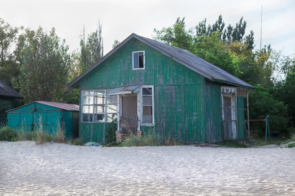 Centro de recreação soviético abandonado na estância balnear — Fotografia de Stock