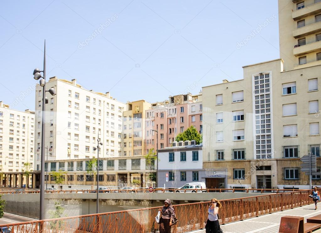 Centrum Van De Stad F Marseille Frankrijk Stockfoto Centrum Van De Stad F Marseille Frankrijk Stockfoto
